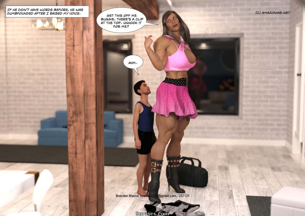 Amazonias - Hannah & Frankie - Muscles in the Family - Page 18