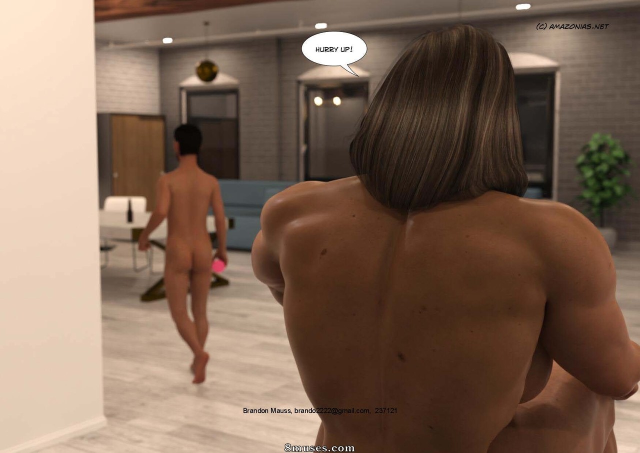 Amazonias - Hannah & Frankie - Muscles in the Family - Page 77