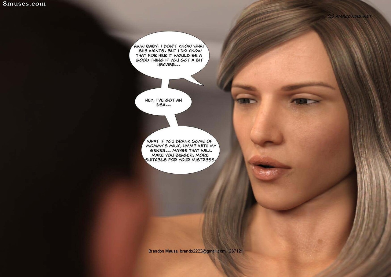 Amazonias - Hannah & Frankie - Muscles in the Family - Page 35