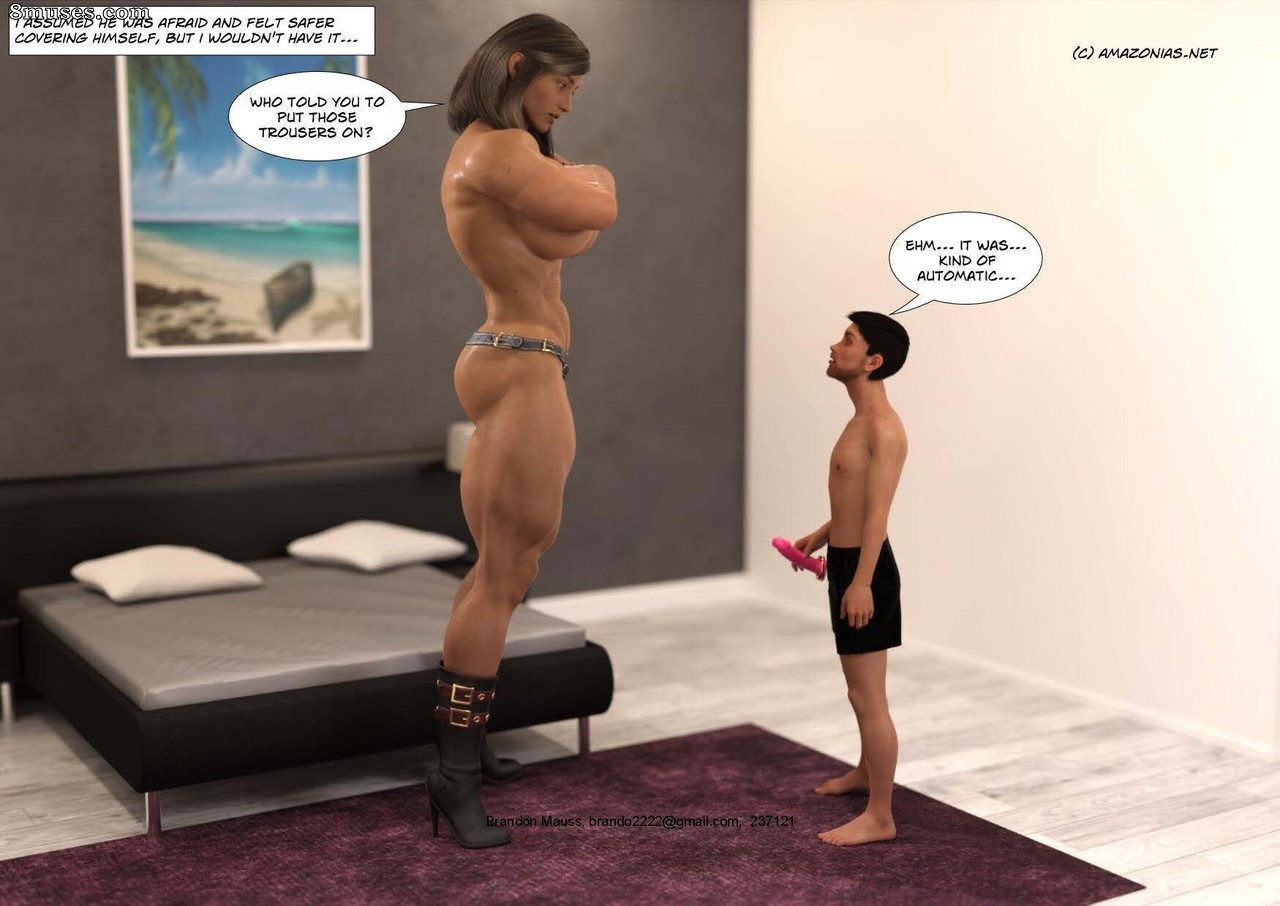 Amazonias - Hannah & Frankie - Muscles in the Family - Page 82