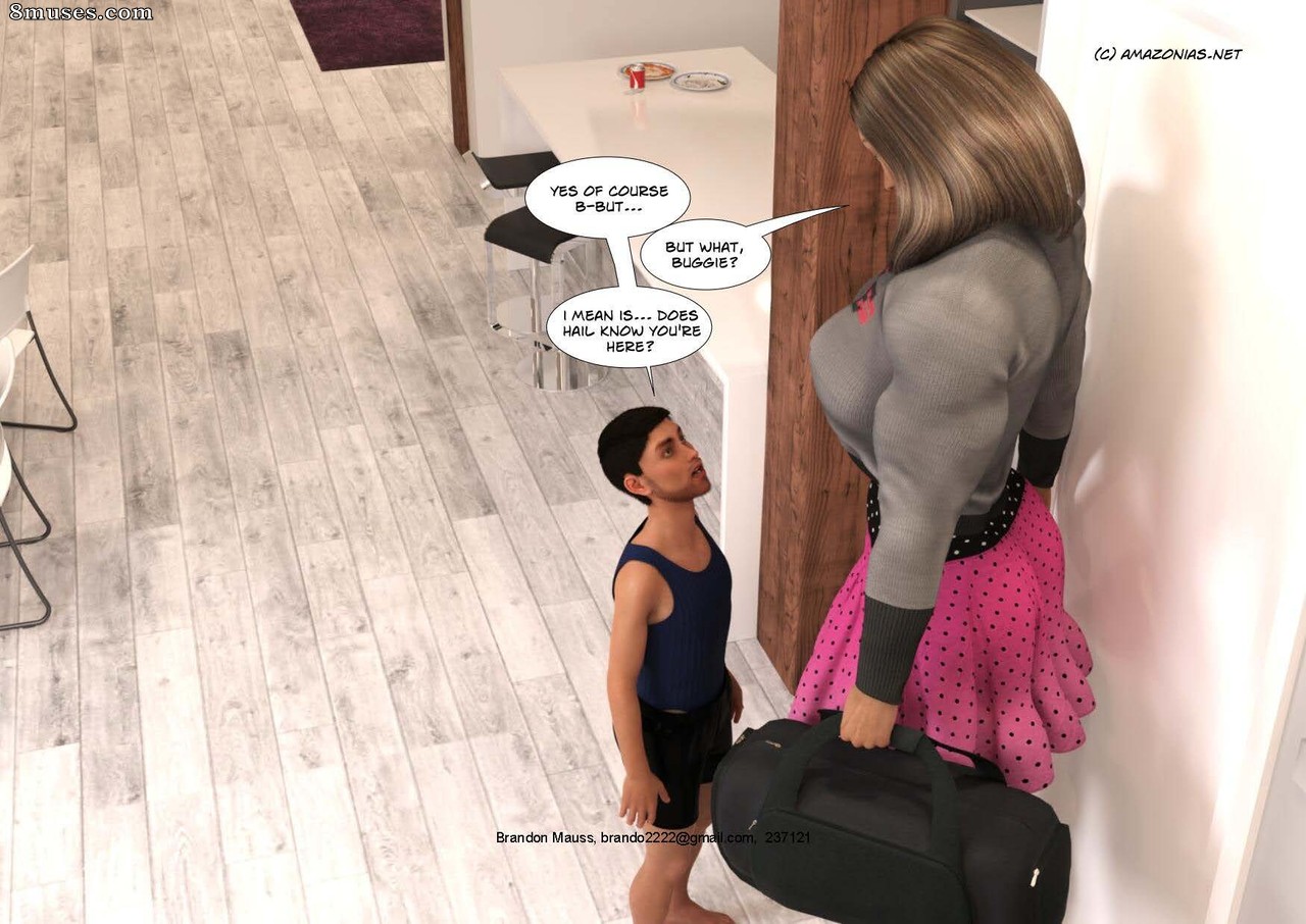 Amazonias - Hannah & Frankie - Muscles in the Family - Page 11