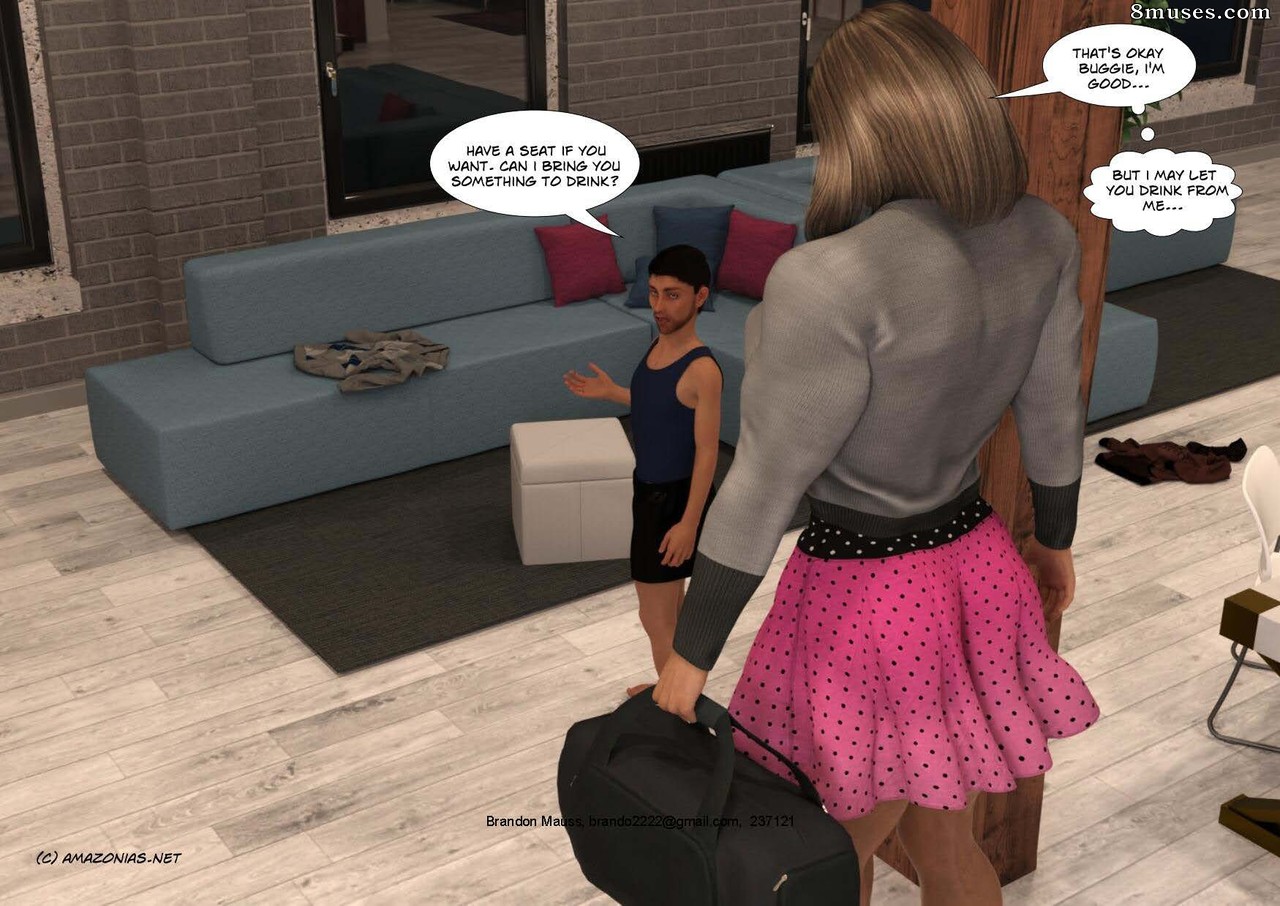Amazonias - Hannah & Frankie - Muscles in the Family - Page 14