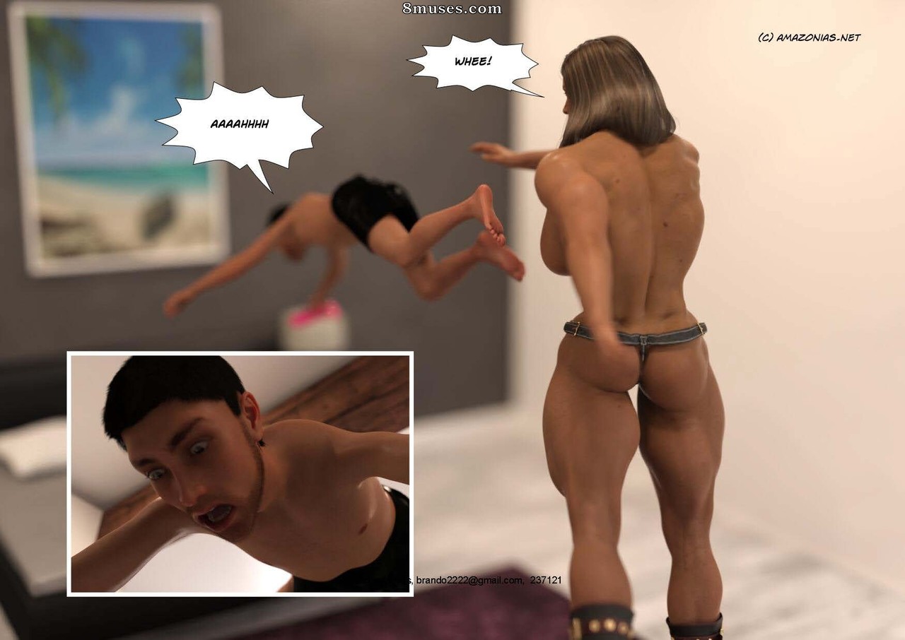 Amazonias - Hannah & Frankie - Muscles in the Family - Page 90