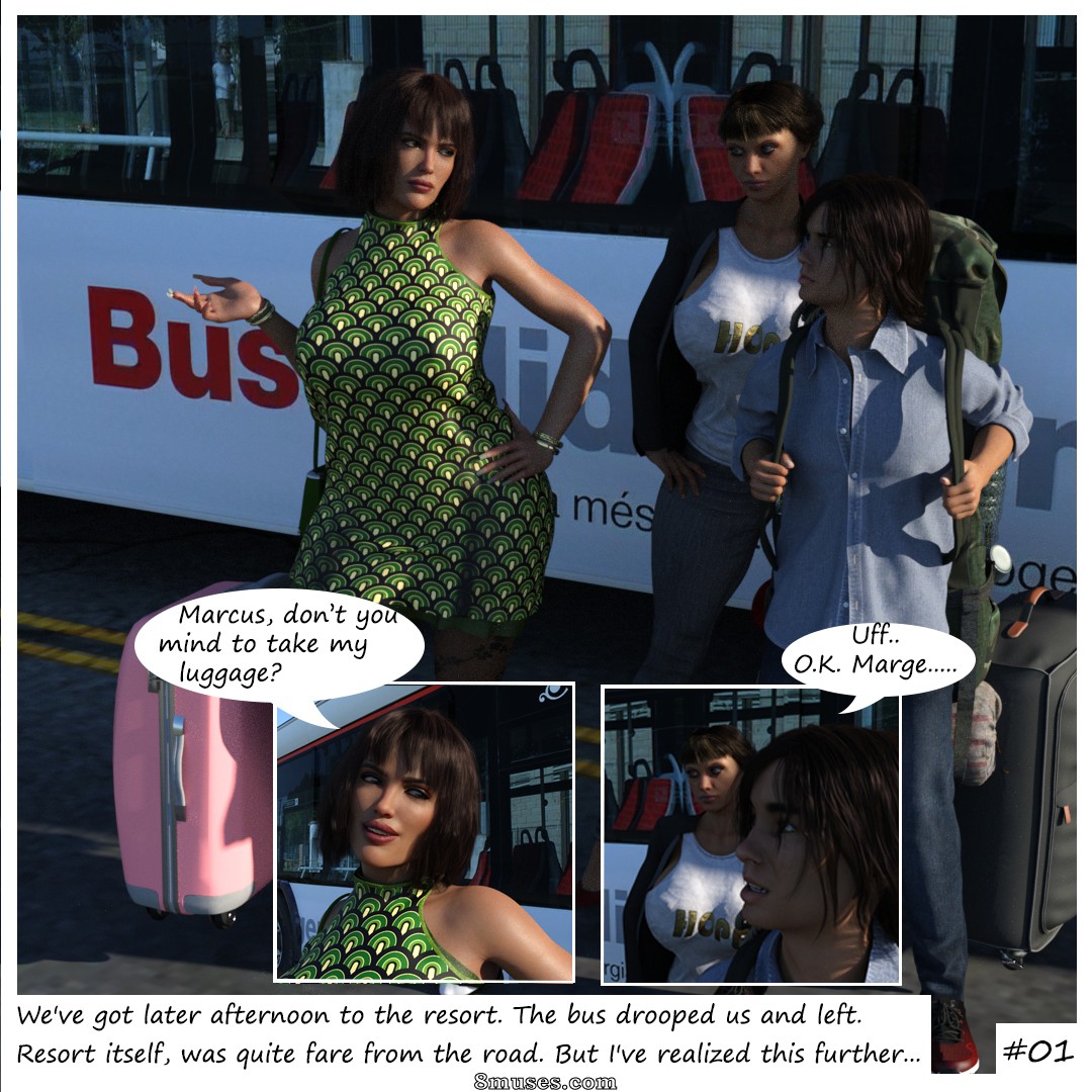 Mature3DComics - Spa Resort with Mom - Page 1
