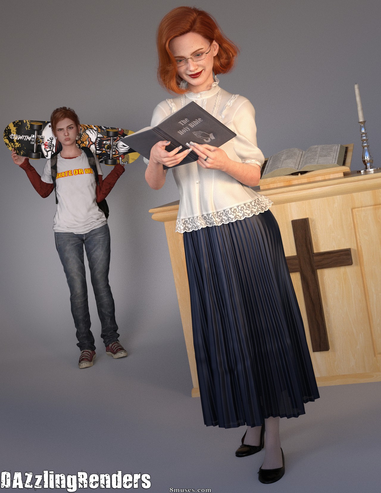 DAZzling Renders aka Cocksucker - Gladys (18) & Mistress Alberta (59) - Page 29