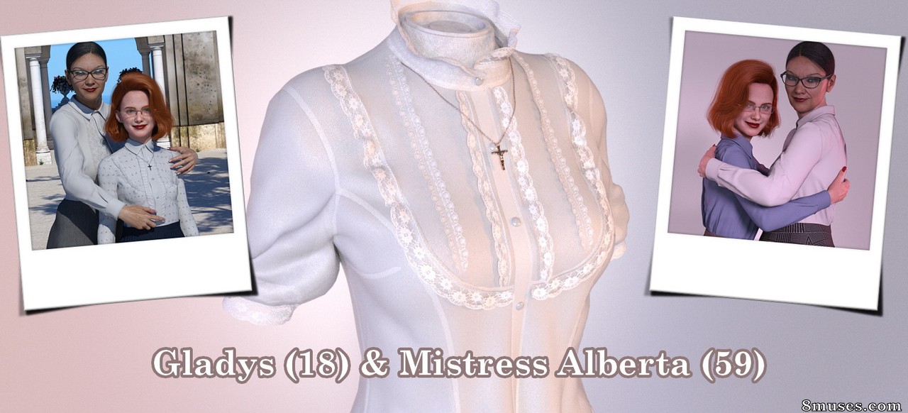 DAZzling Renders aka Cocksucker - Gladys (18) & Mistress Alberta (59) - Page 1
