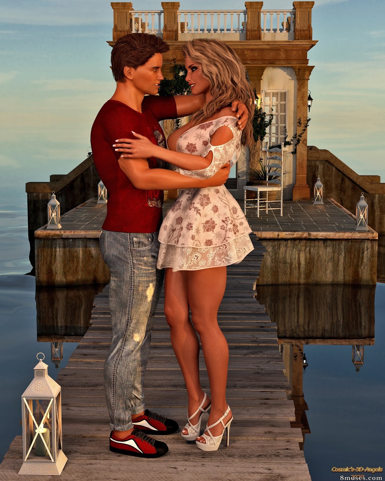 Cosmic 3D Angels - Happy Birthday, Aiven - Page 1