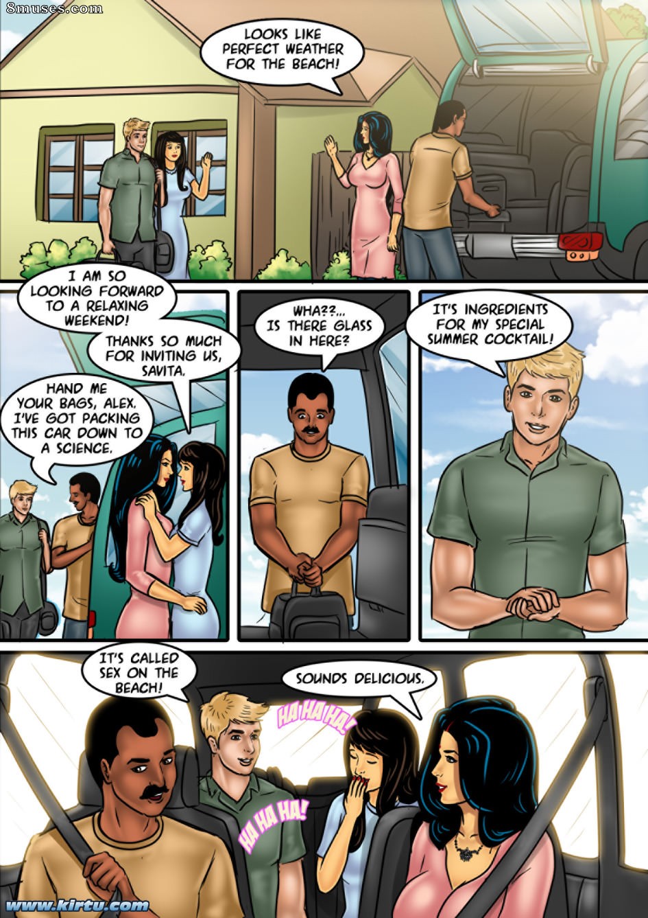 Kirtu.com Comics - Savita Bhabhi - Episode 61 - Sex on the Beach - Page 2