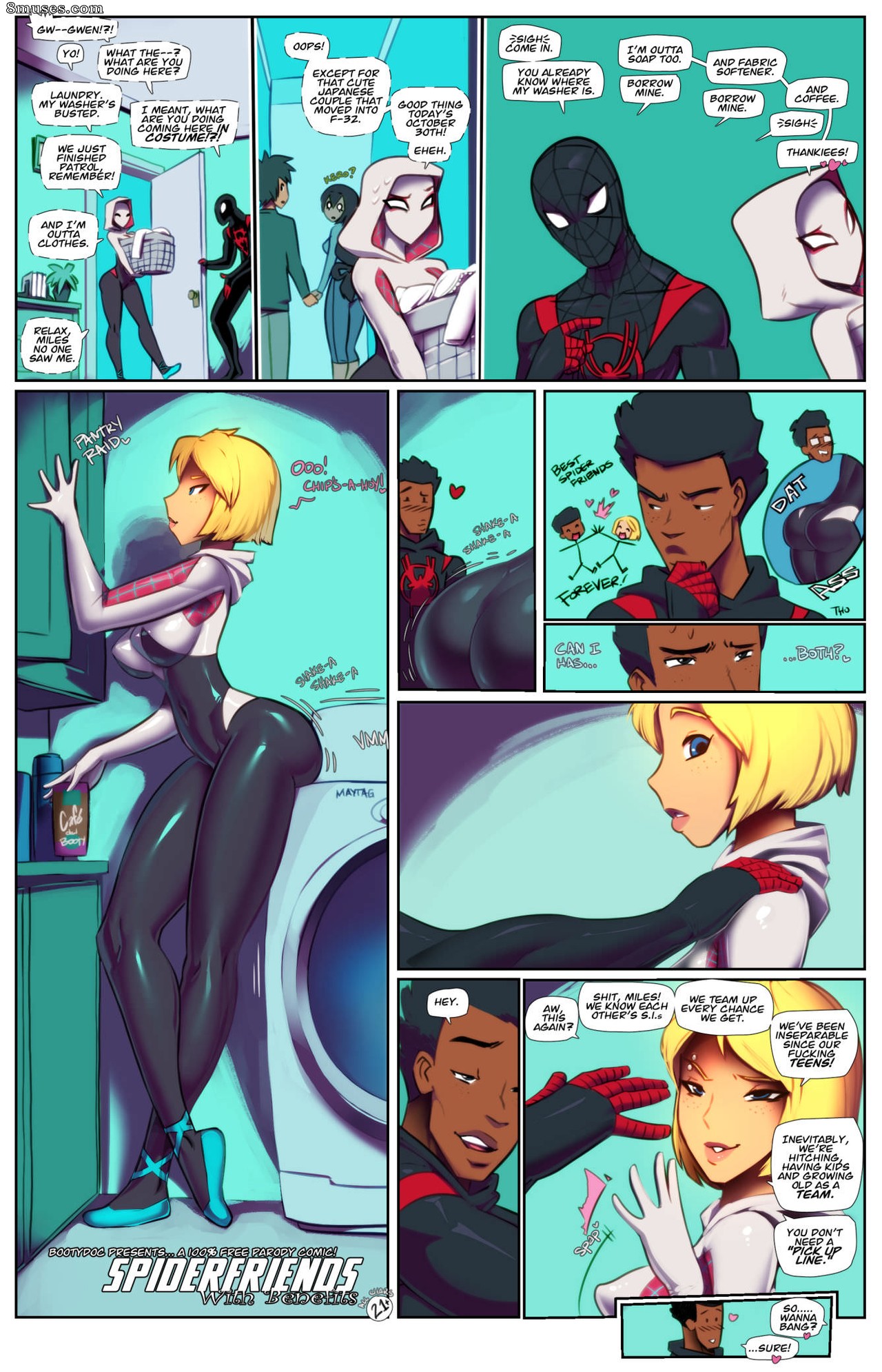 Fred Perry Comics - Spiderfriends With Benefits - Page 1