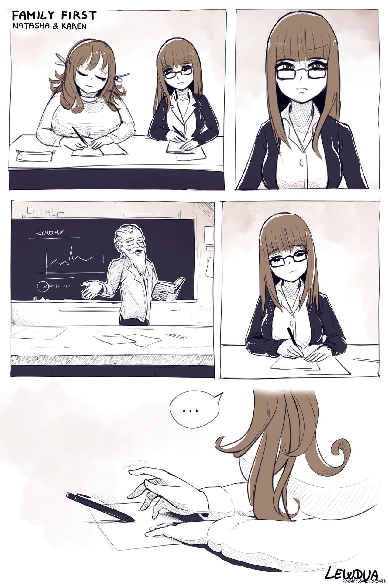 Lewdua - Family First - Natasha & Karen - Page 1