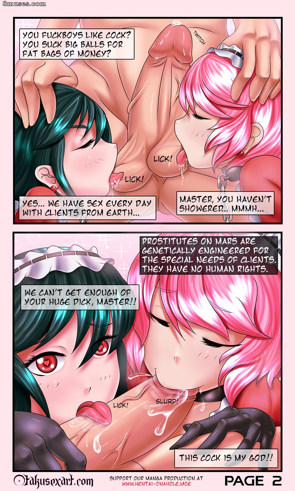 OtakuSexArt.com Comics - Slave Boys of Mars 1 - Cumslut Sissy Maids - Page 6