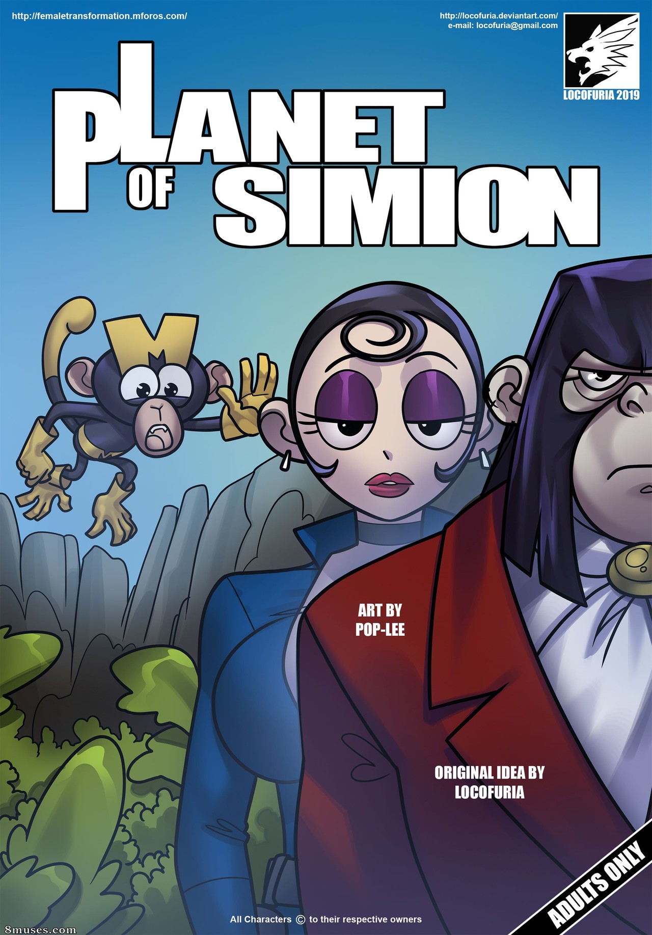 Locofuria Comics - Planet of simion - Page 1