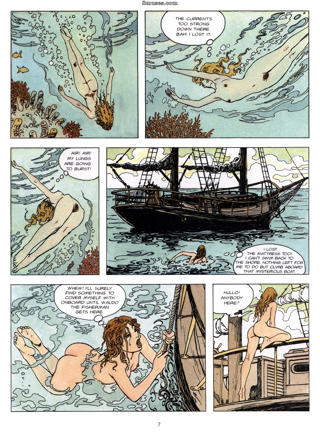 Milo Manara Comics - Gullivera - Page 7