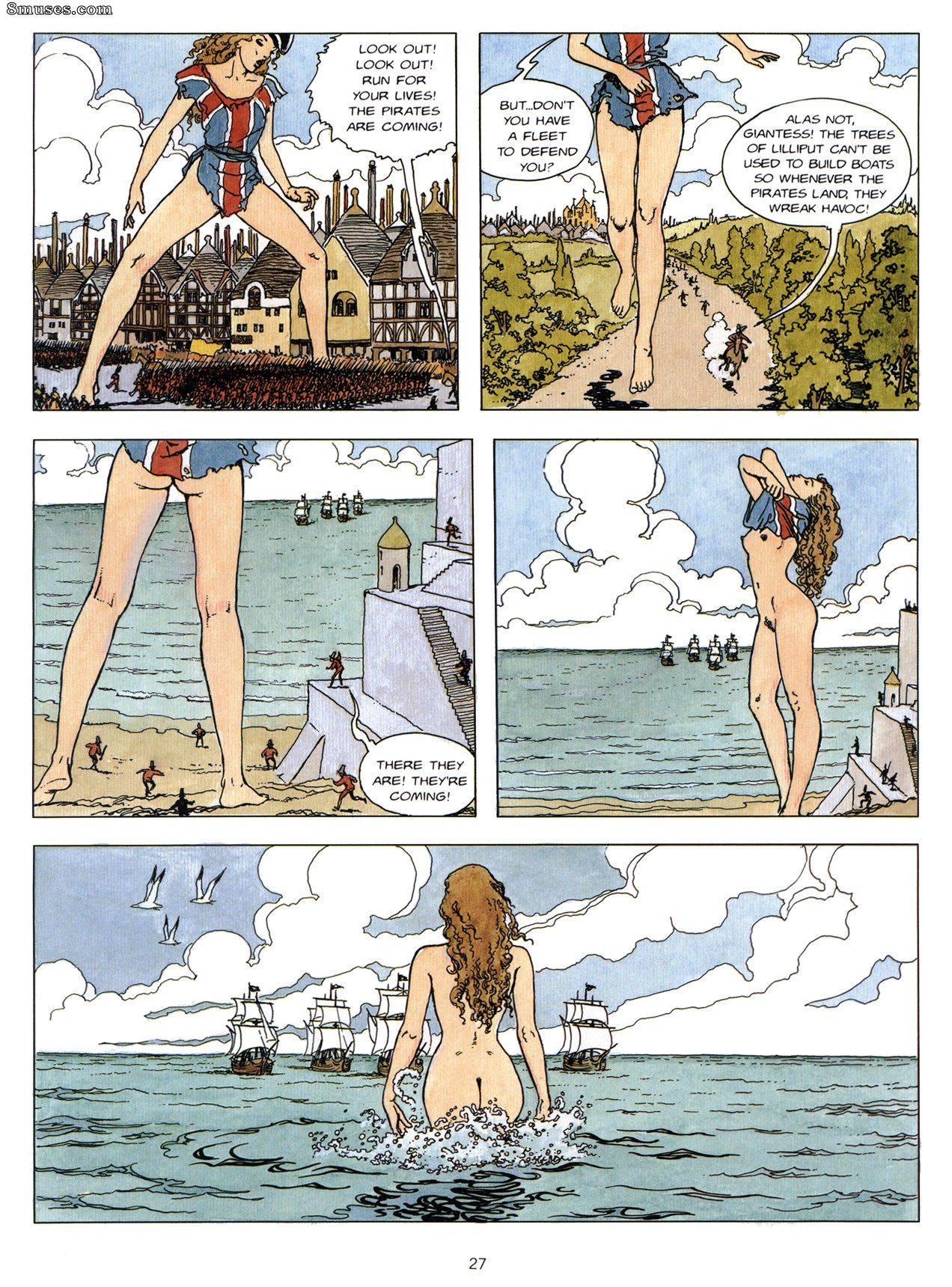 Milo Manara Comics - Gullivera - Página 27