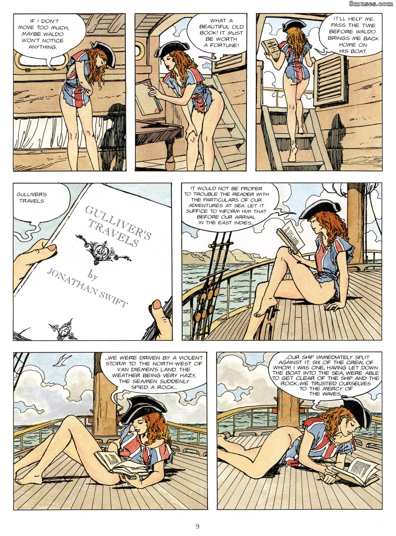 Milo Manara Comics - Gullivera - Página 9