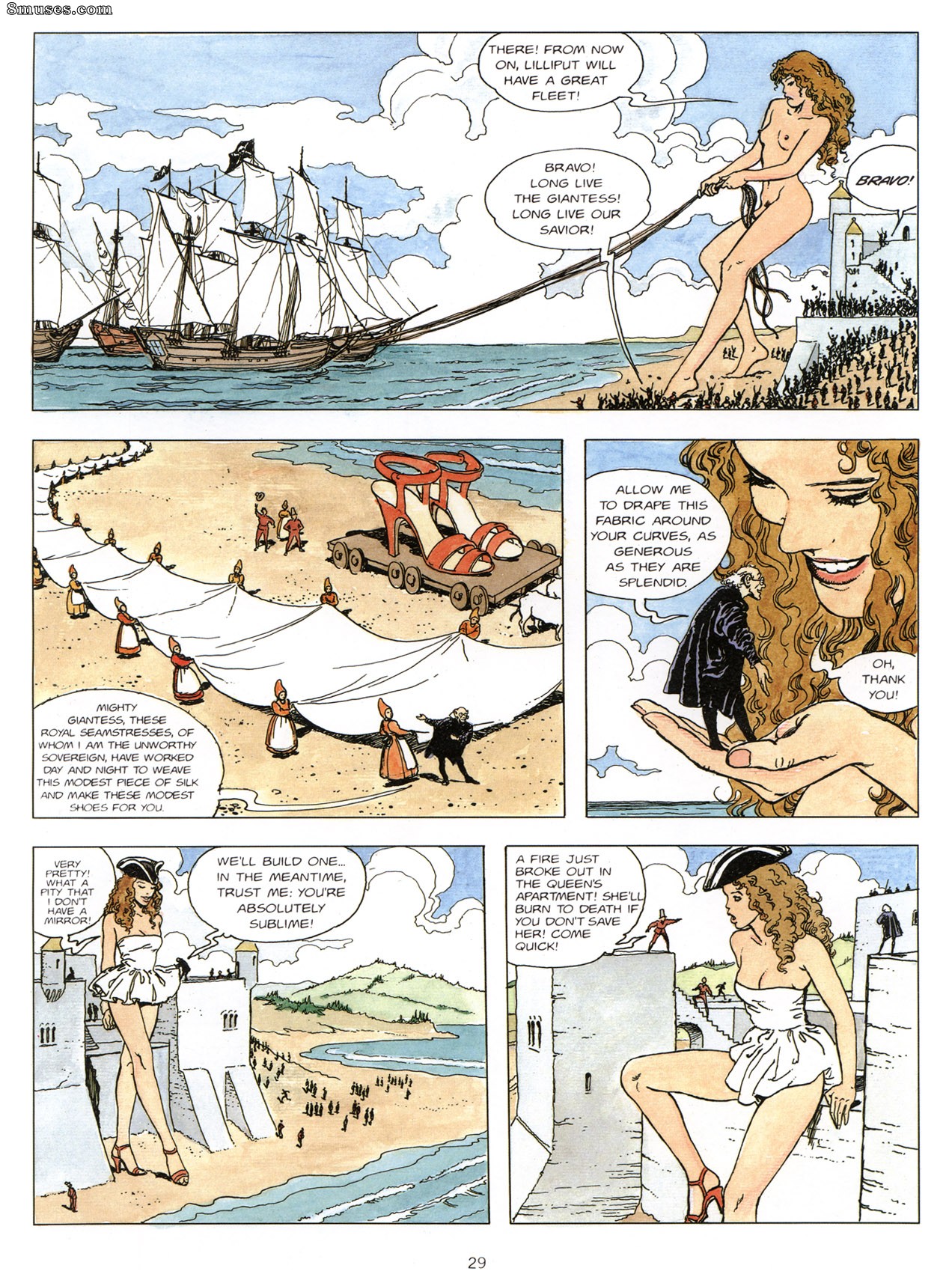 Milo Manara Comics - Gullivera - Página 29