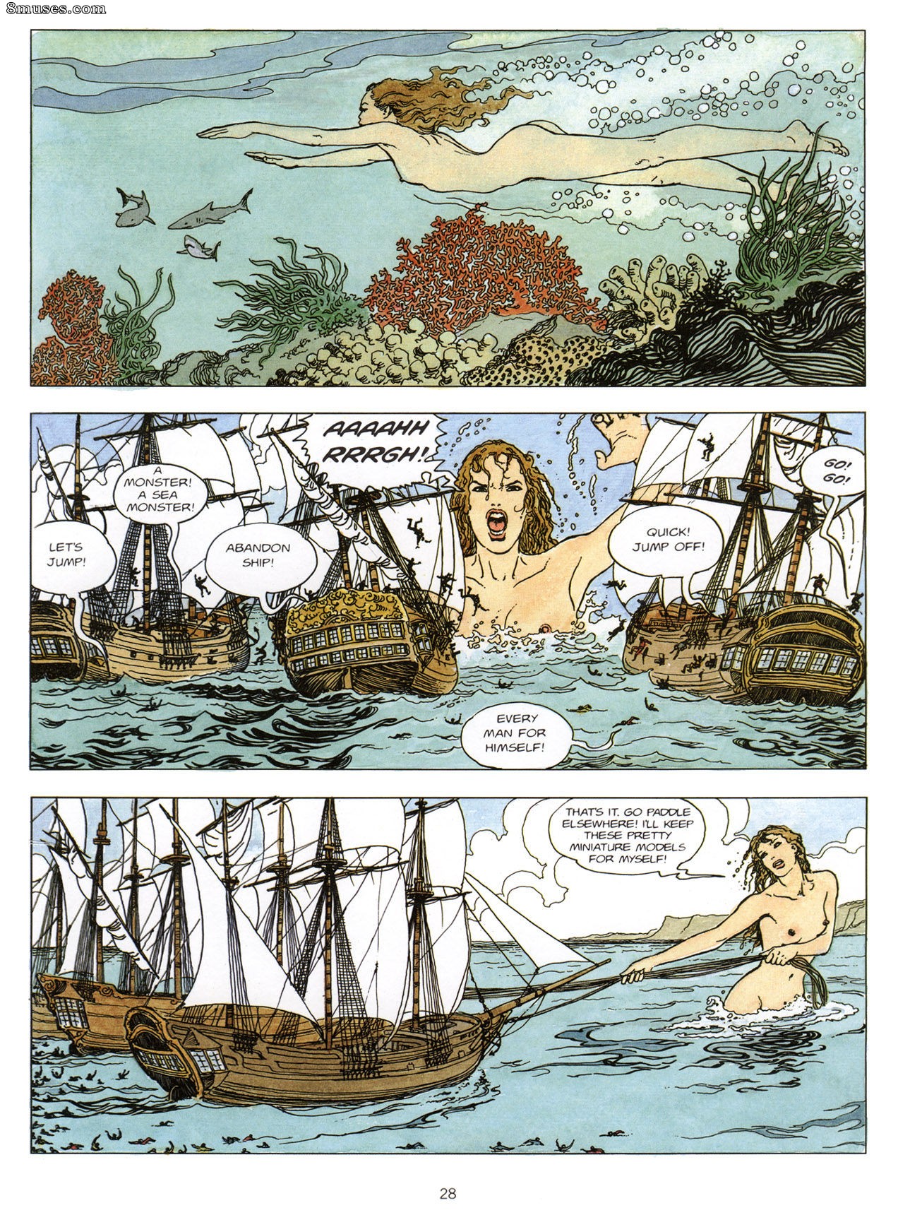 Milo Manara Comics - Gullivera - Page 28