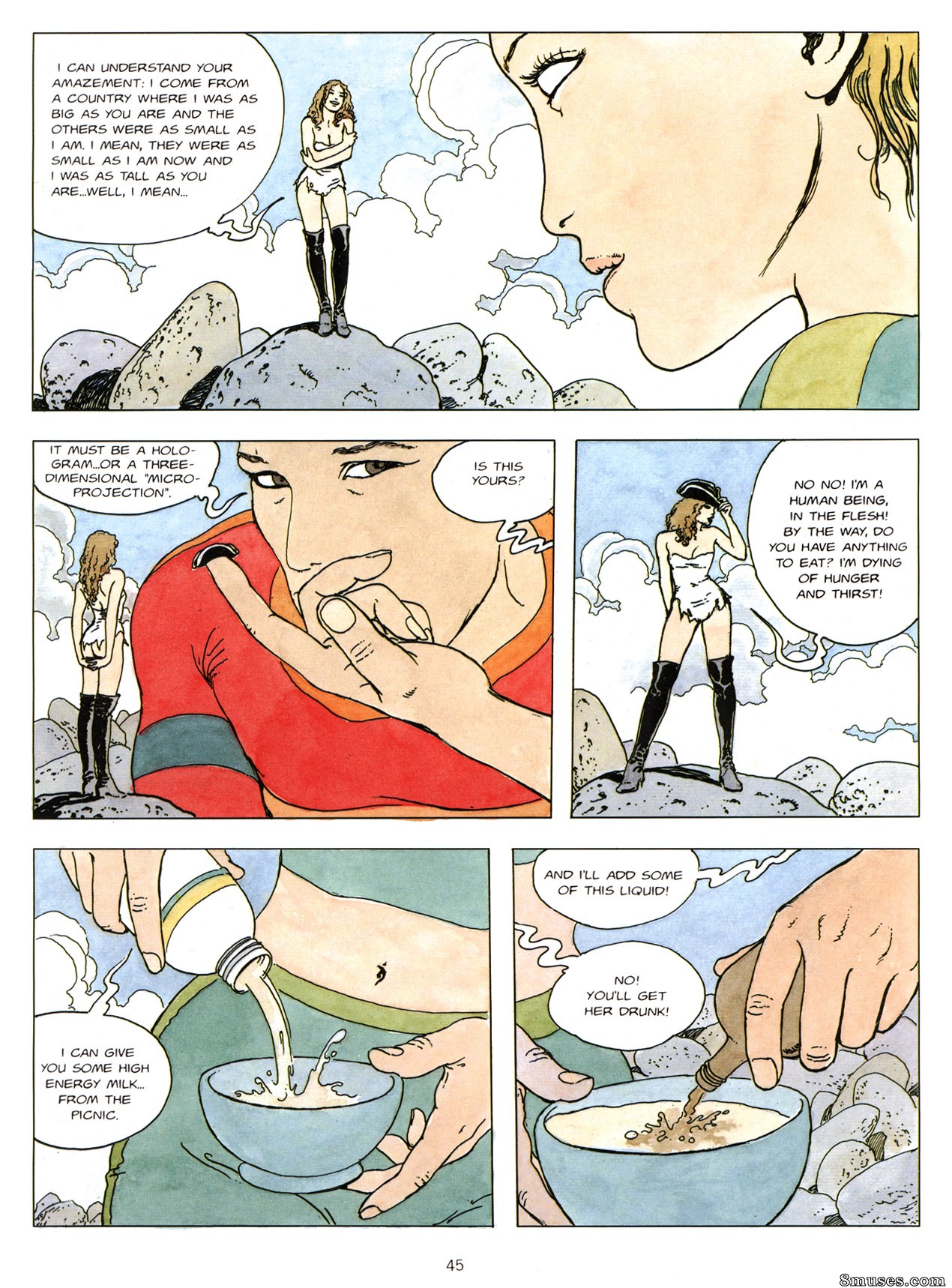 Milo Manara Comics - Gullivera - Página 45