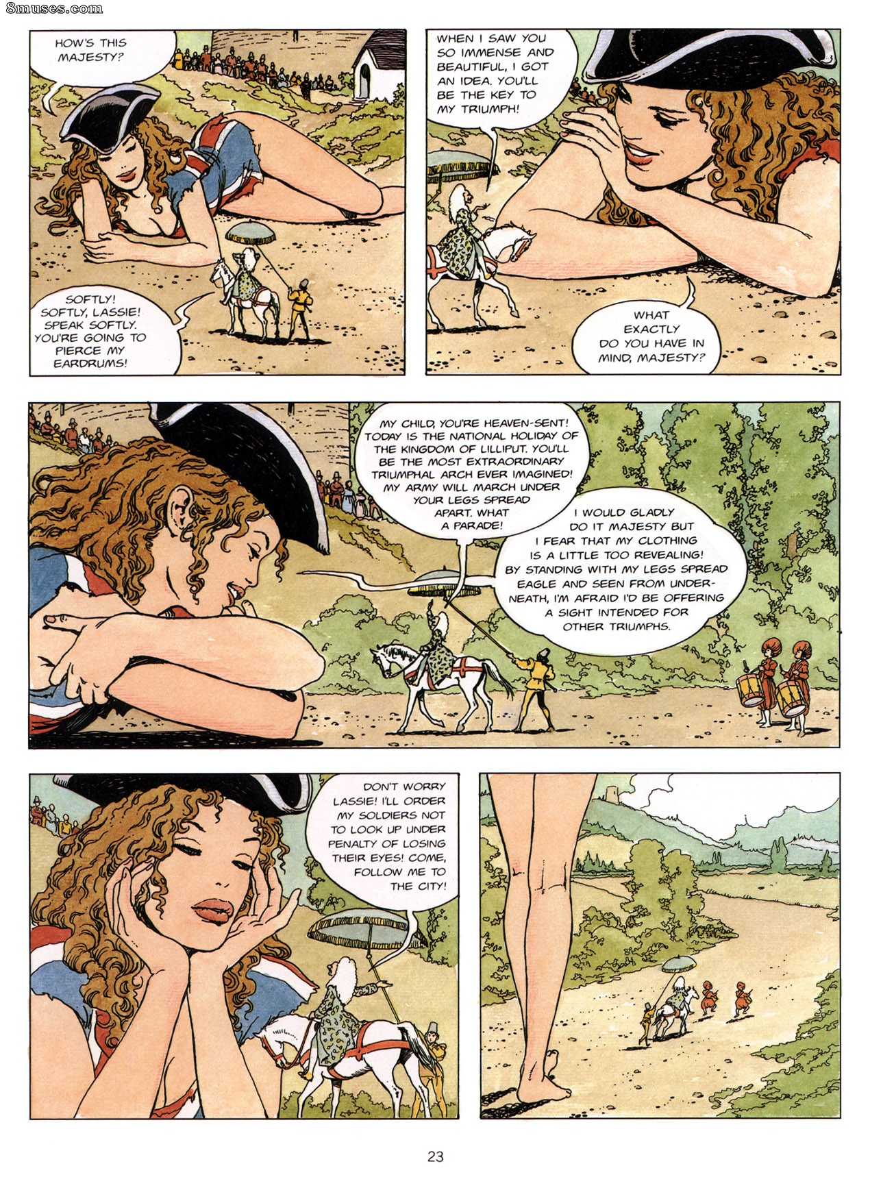Milo Manara Comics - Gullivera - Página 23