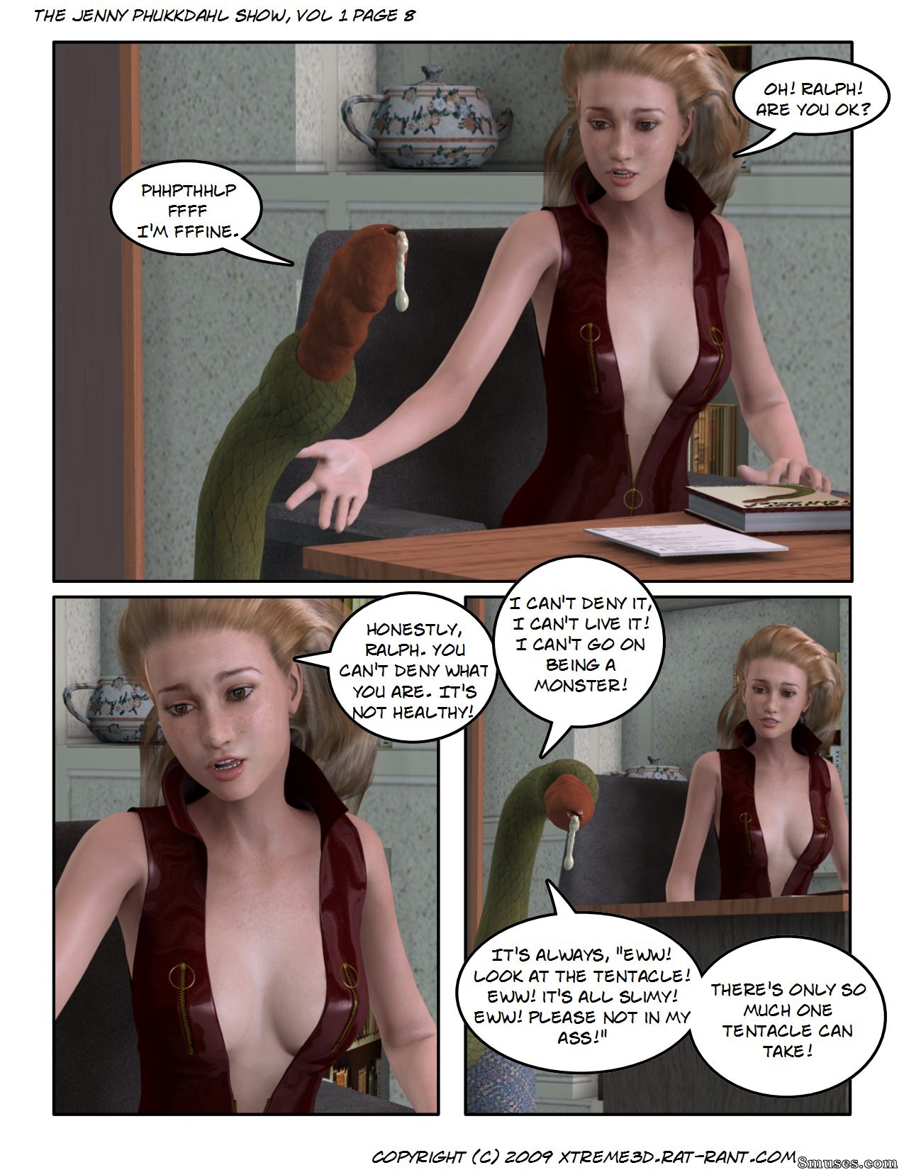 Page 8 | Xtreme3D-Comics/The-Jenny-Phukkdahl-Show | 8muses - Sex Comics