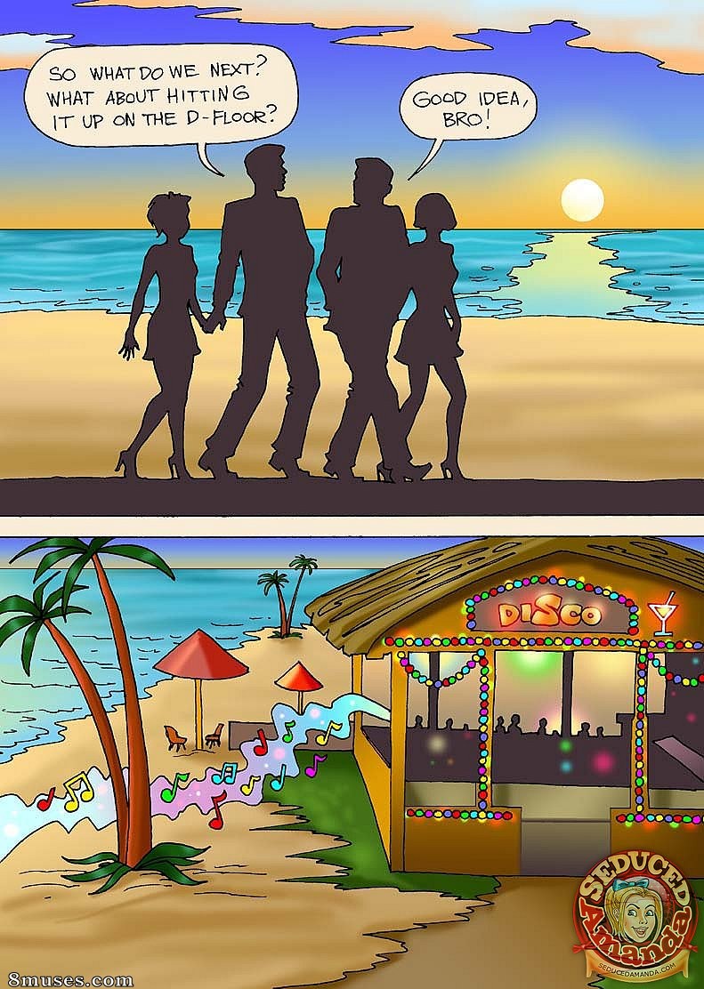 Seduced Amanda Comics - Beach Adventure - Page 4