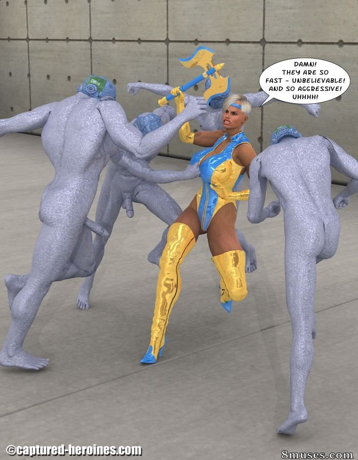 Captured-Heroines Comics - Axe Blade - First Mission - Page 5