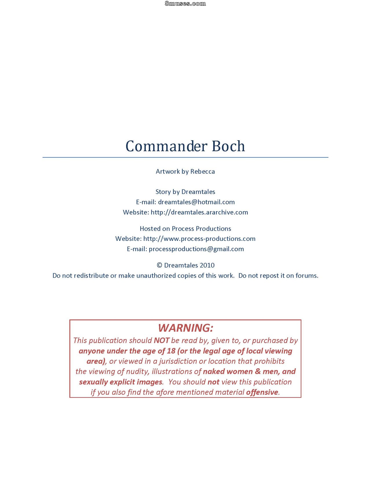 DreamTales Comics - Commander Boch - Page 2