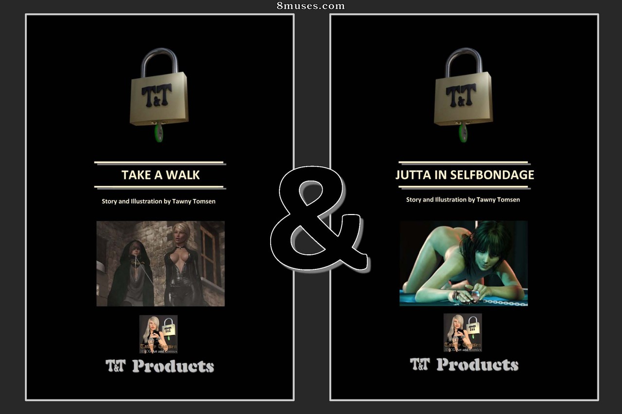 Tawny Tomsen - Take a Walk & Jutta in Selfbondage - Page 1