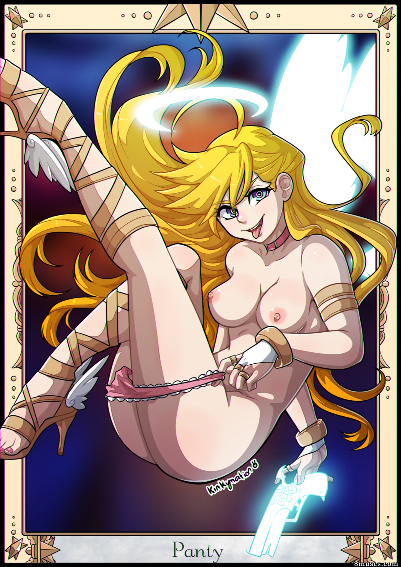Kinkymation Comics - Conjunto de cartas de Panty and Stocking - Página 5