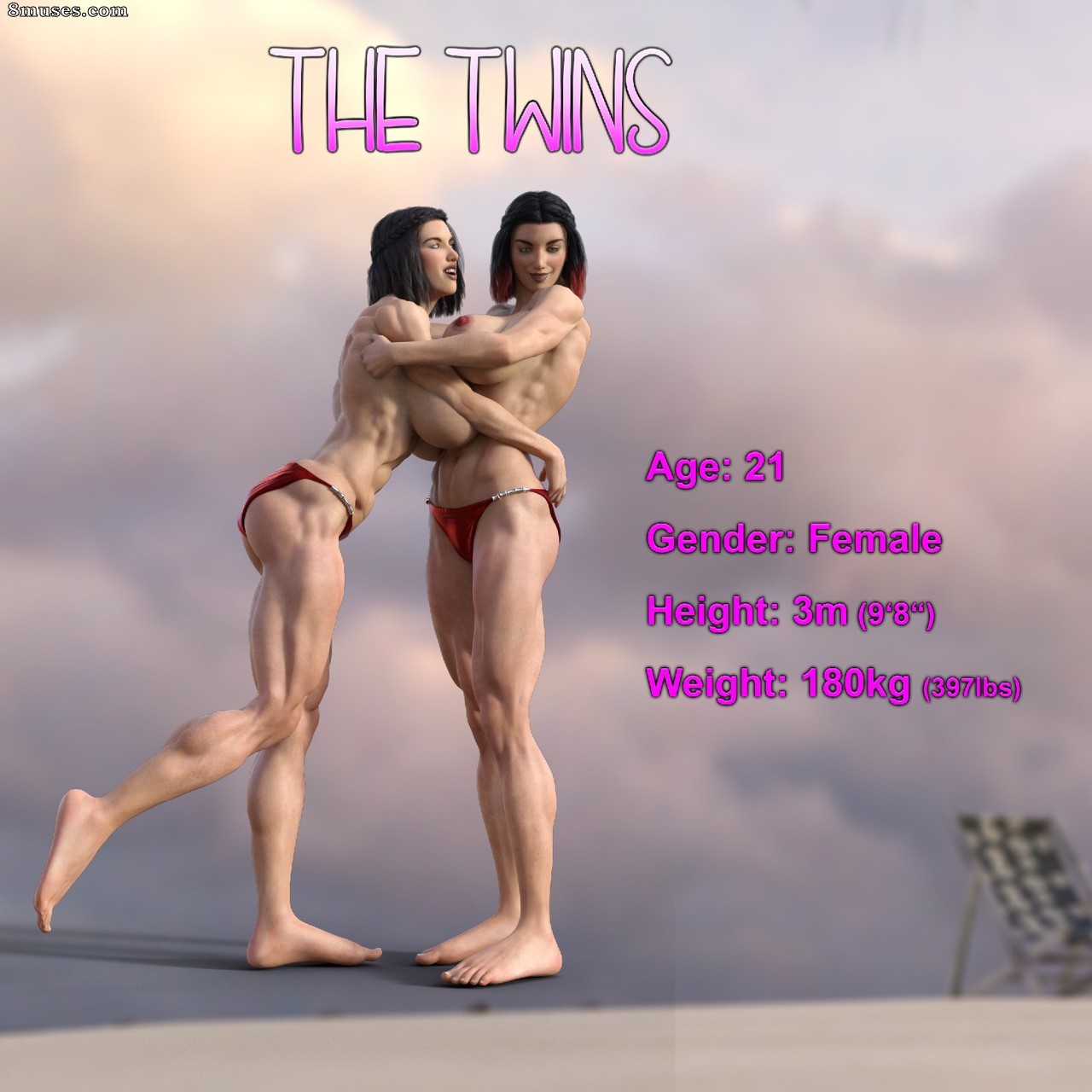 GiantPoser - Twins at the Beach - Page 67