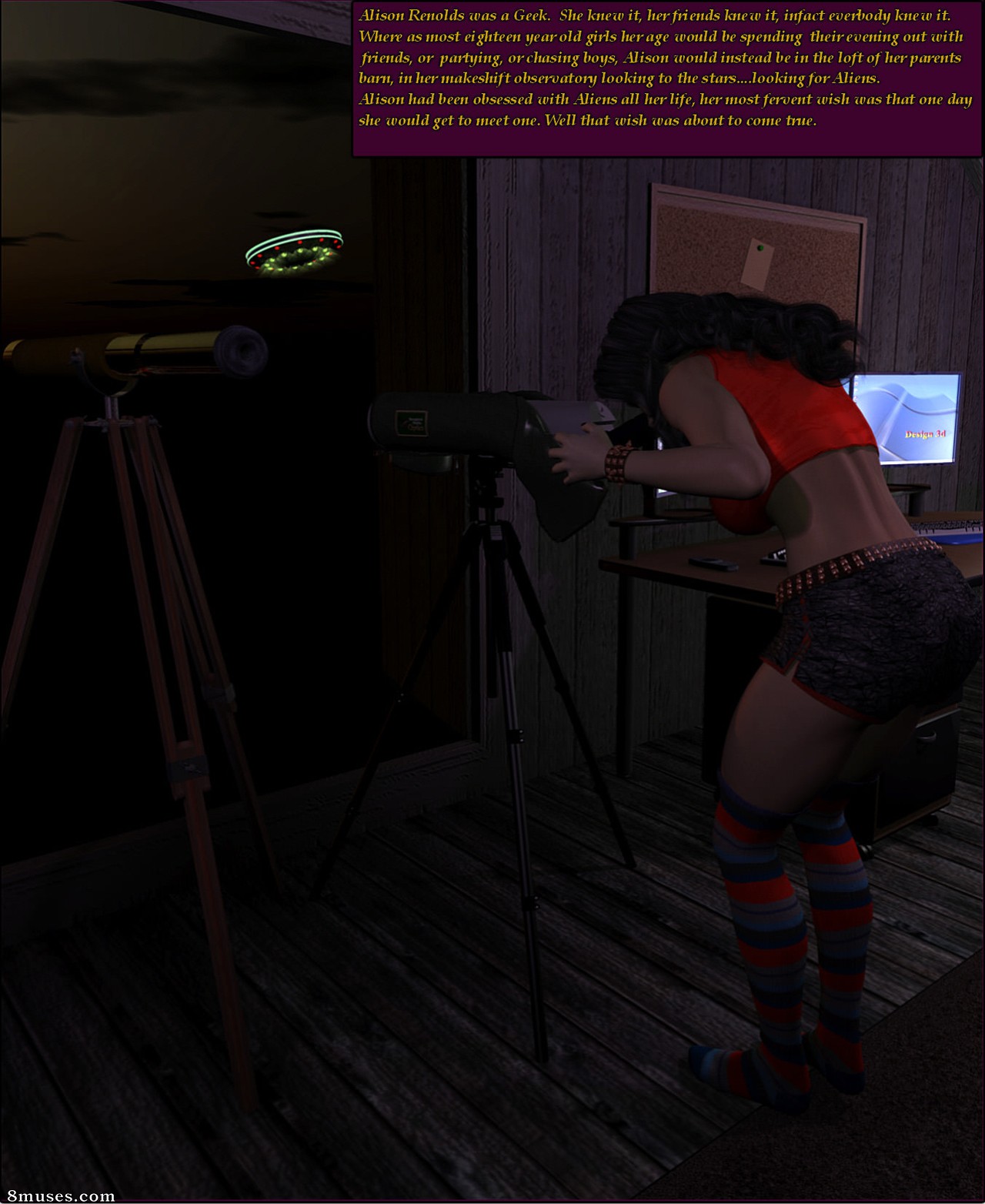 DarkSoul3D Comics - Twisted Tales - Alien Encounter - Page 2