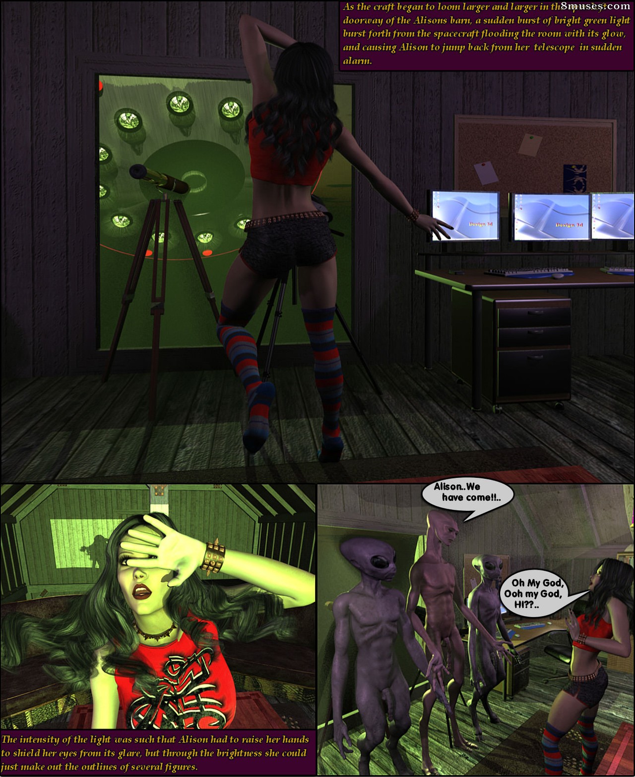 DarkSoul3D Comics - Contos distorcidos - Encontro alienígena - Página 4