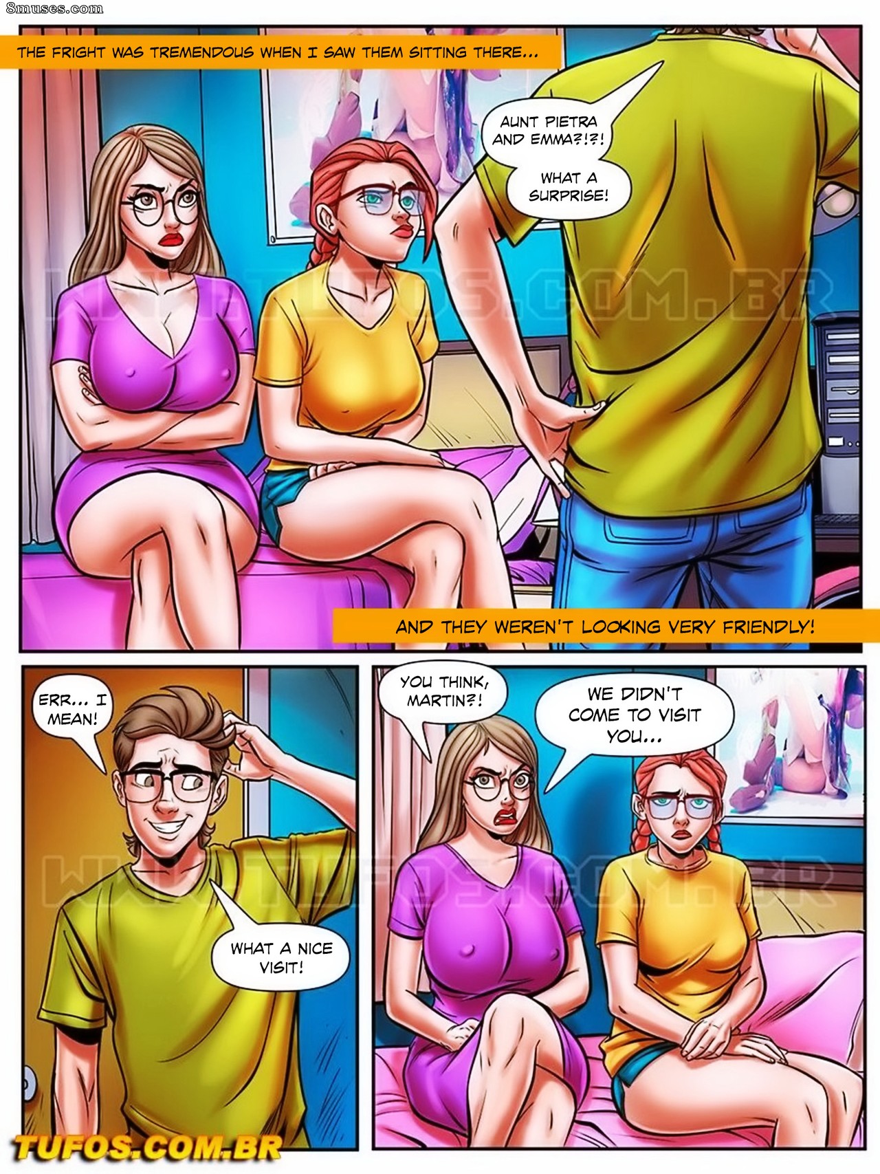 Le nerd dévoreur - L'étalon nerd - anglais - Numéro 38 - Deux visites inattendues - Page 3