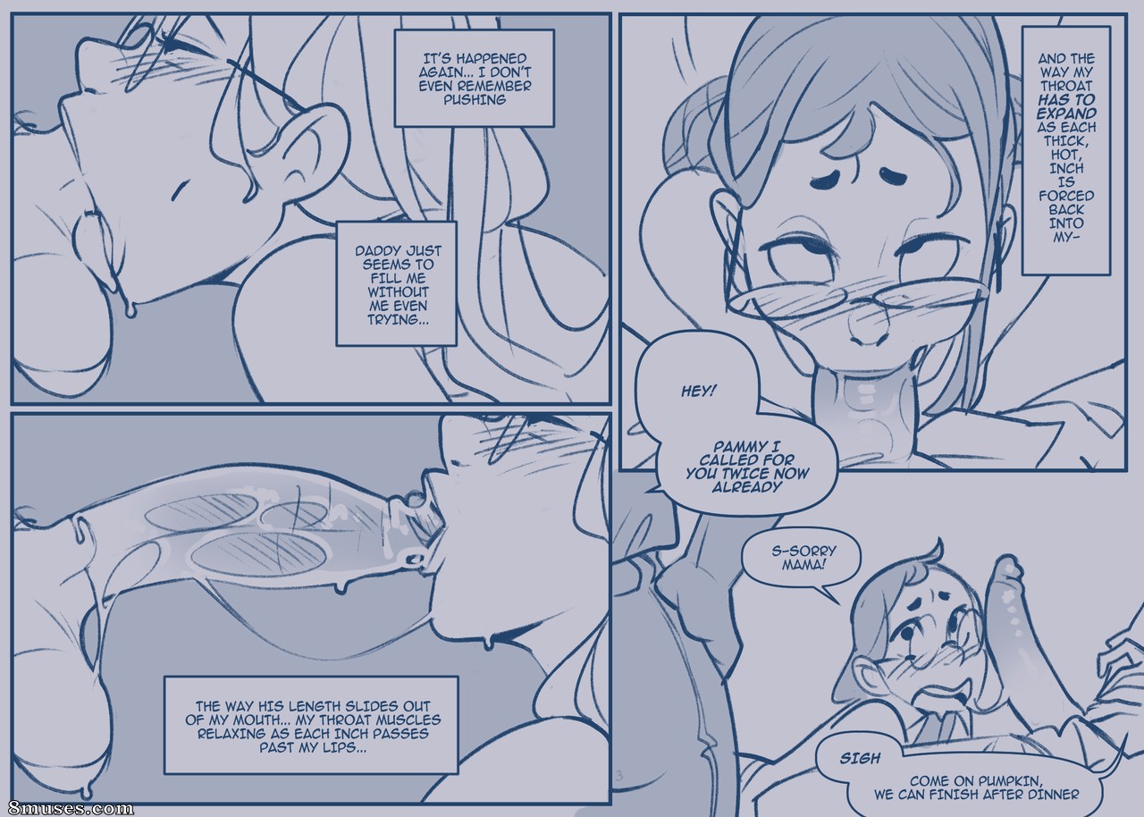 NotEnoughMilk Comics - Pammy & Daddy - Página 3