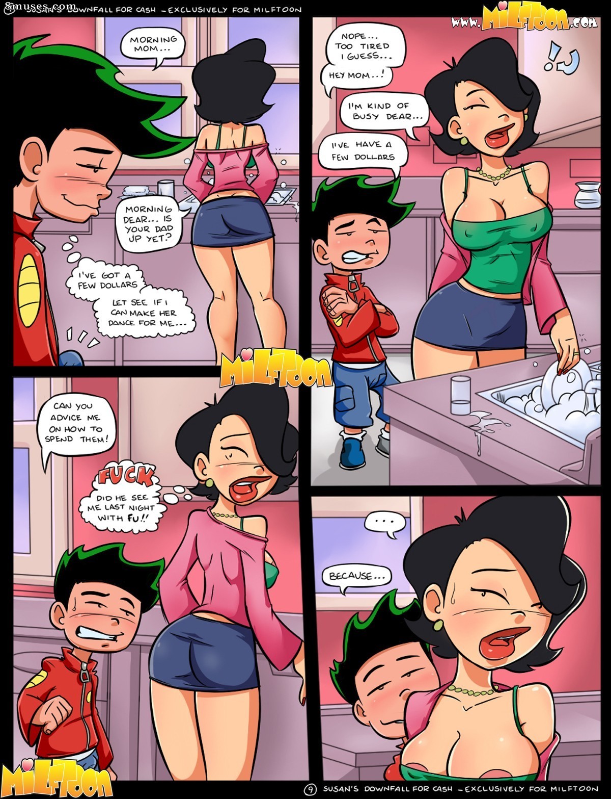 MilfToon Comics - Caída de Susan - Página 9