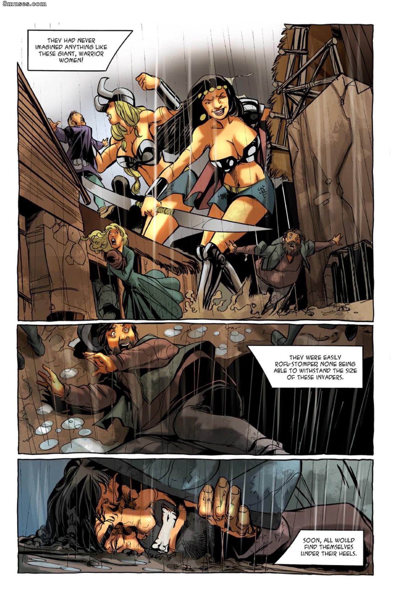 Giantess Club Comics - Relatório histórico da Tiffany - Página 7