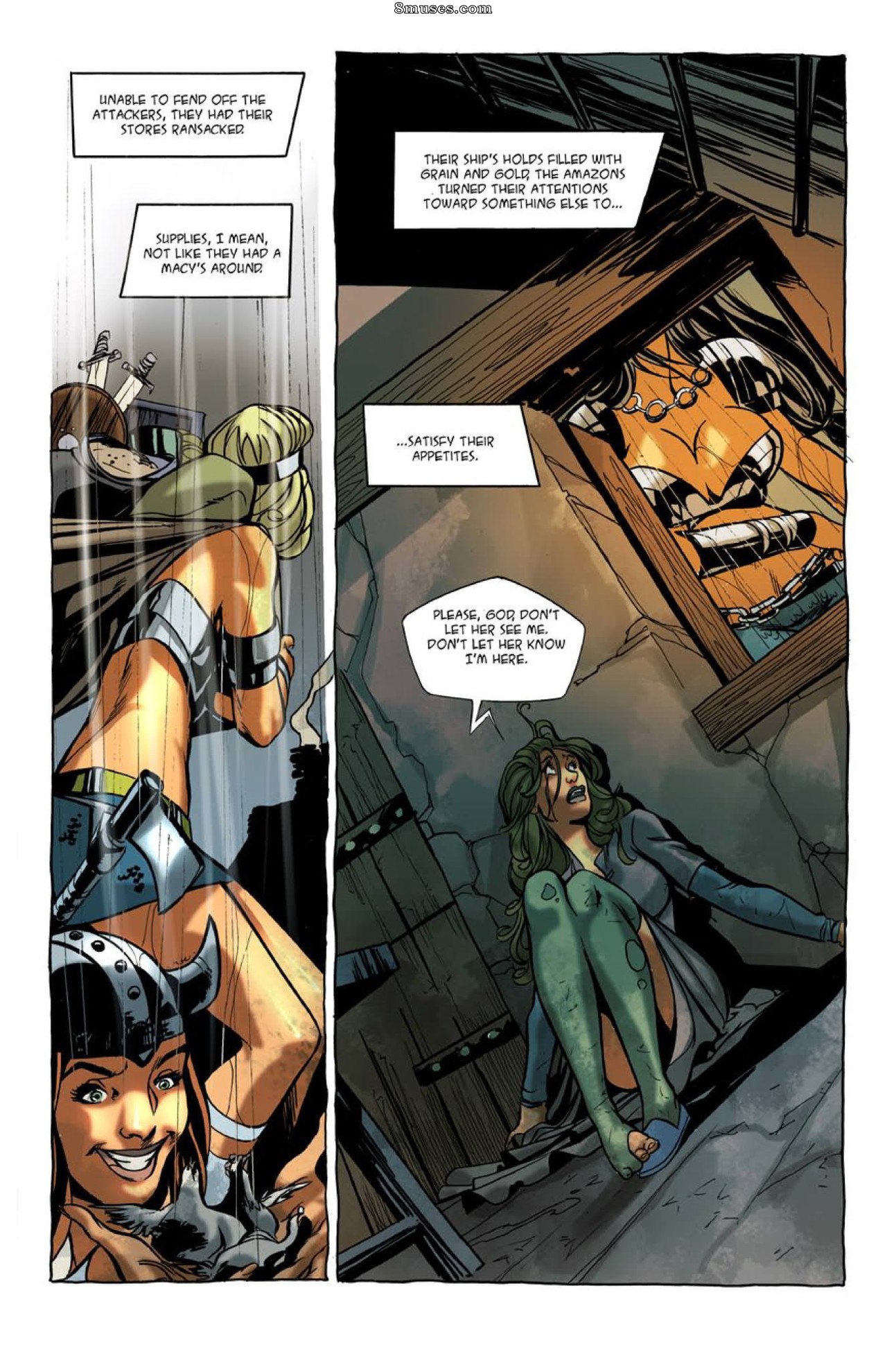 Giantess Club Comics - Tiffany's History Report - Page 8
