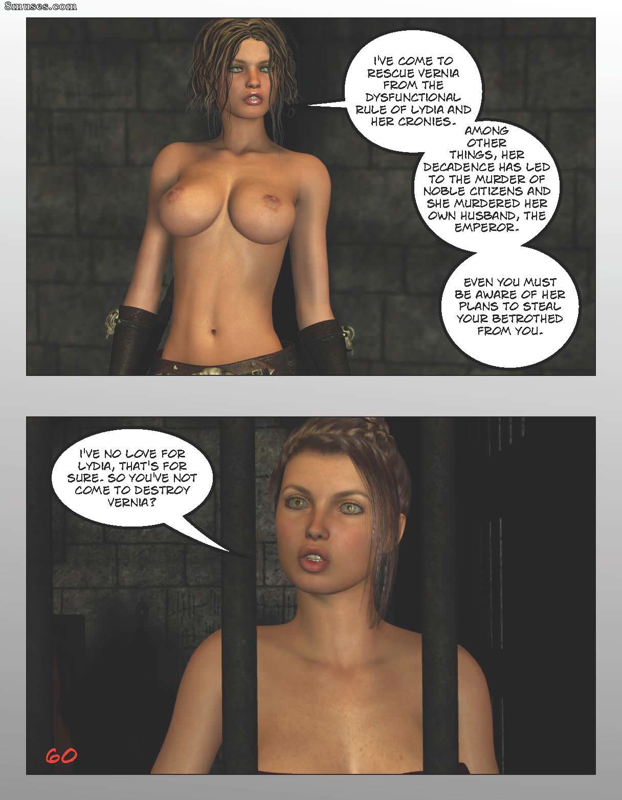 Digital Empress-Captain Trips Comics - Crônicas da imperatriz - Livro 16 - Imperatriz sombria do capitão Trips - Página 60