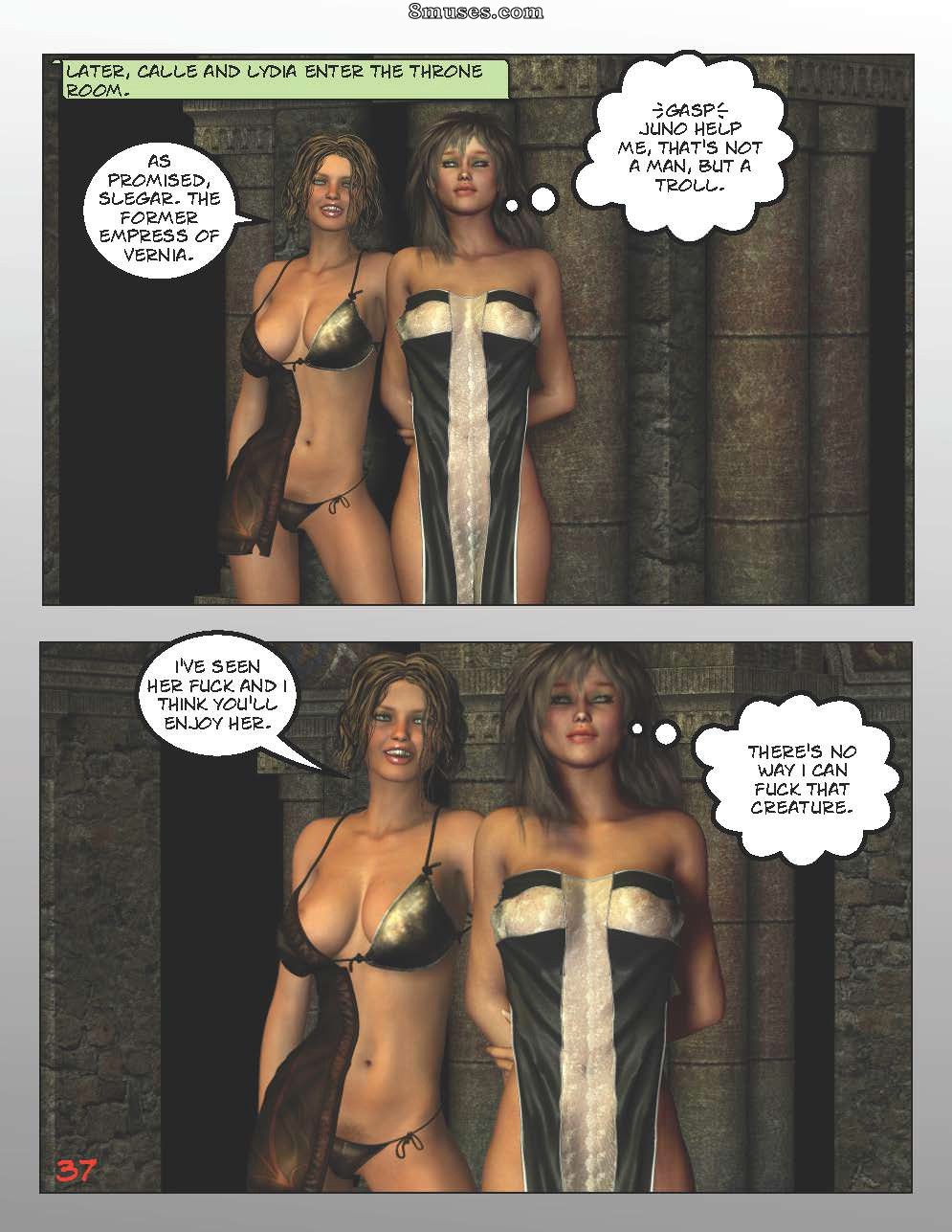 Digital Empress-Captain Trips Comics - Chroniques de l'impératrice - Livre 16 - La dark empresse de CaptainTrips - Page 37