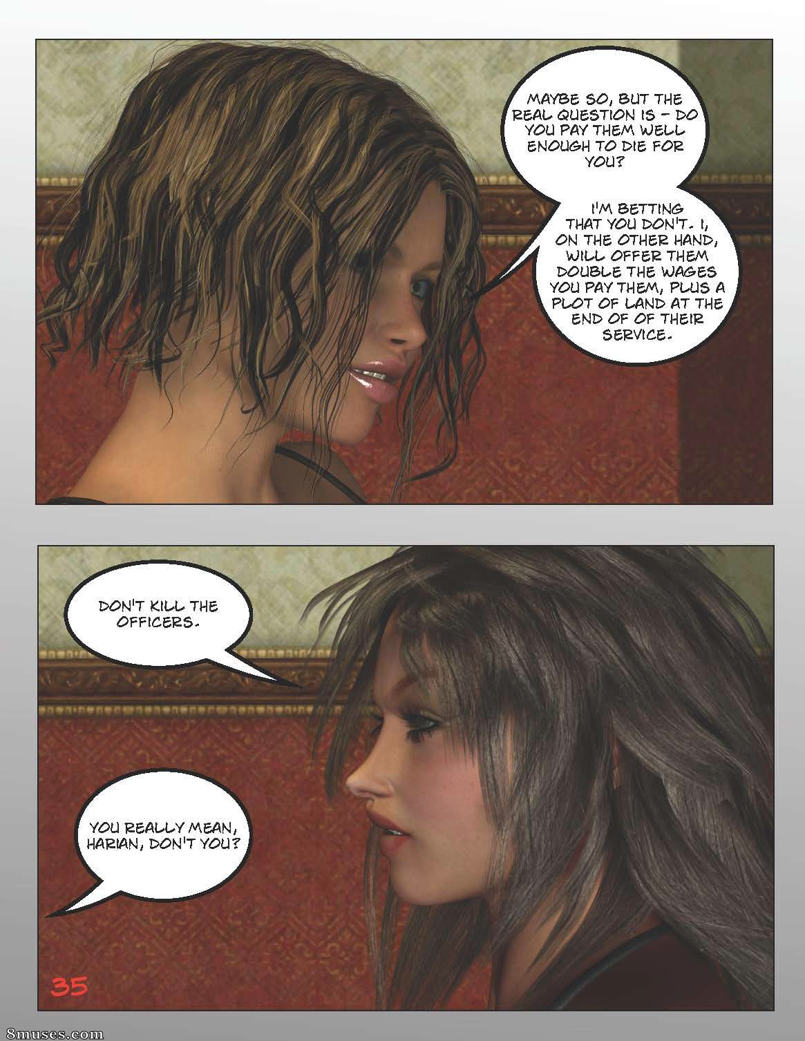 Digital Empress-Captain Trips Comics - Crônicas da imperatriz - Livro 16 - Imperatriz sombria do capitão Trips - Página 35