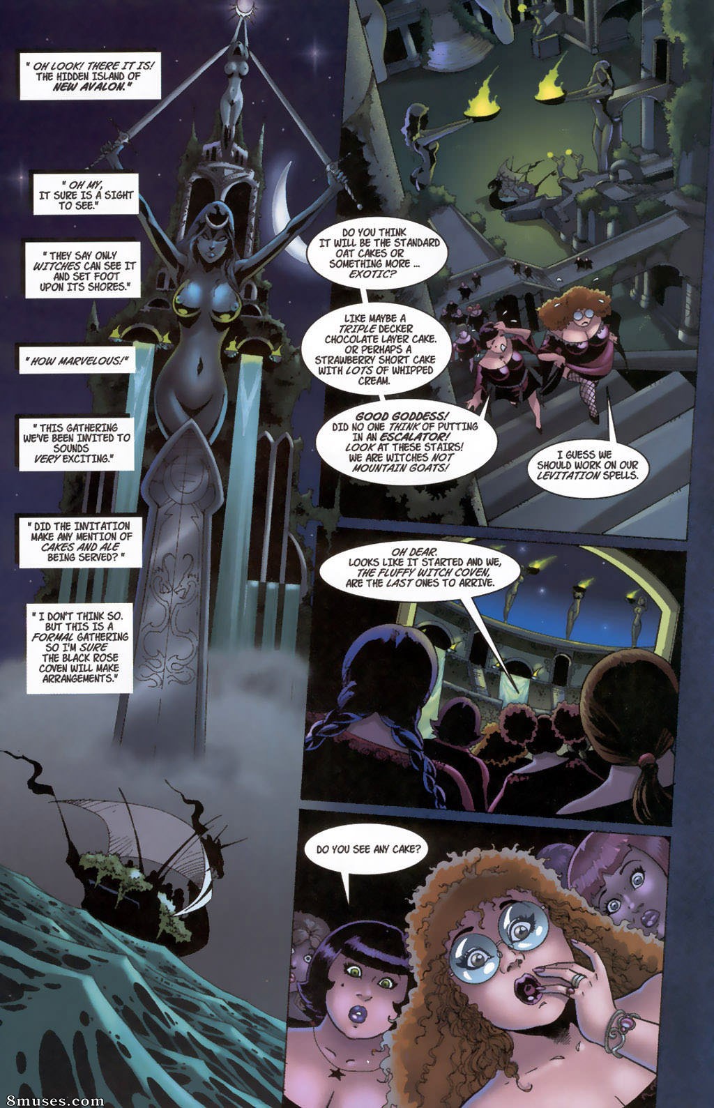 BroadSword Comics - Tarot - Witch of the Black Rose 032 - Page 5
