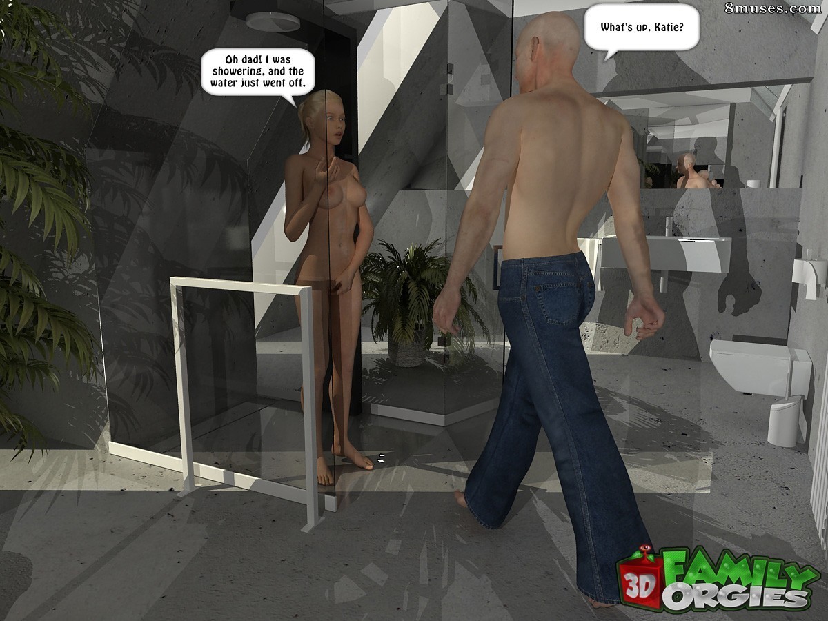 Page 4 | 3DFamilyOrgies_com-Comics/Summer-shower-with-all-family | 8muses -  Sex Comics