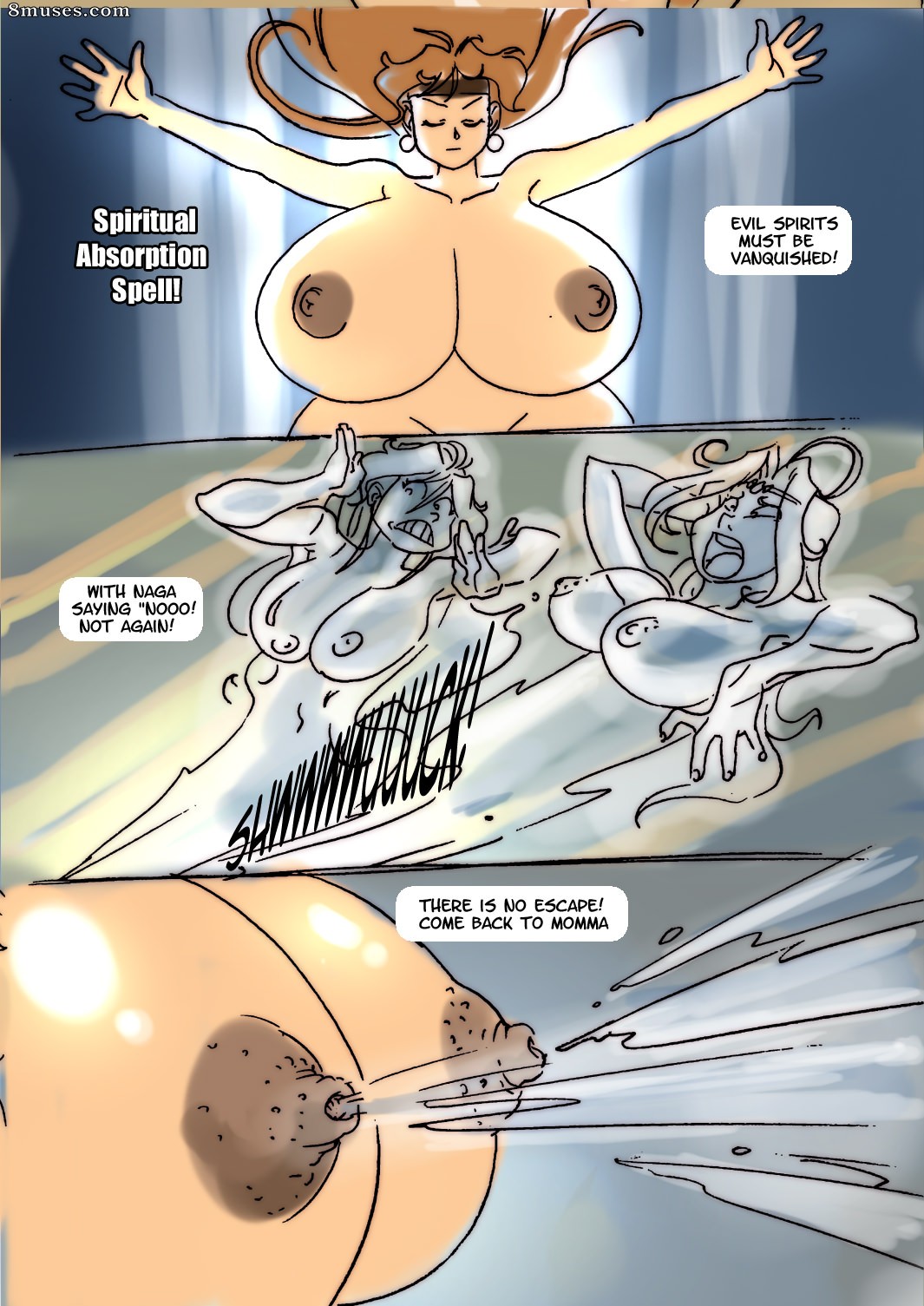 Secret Chest Comics - A grande, a de peito grande e a achatada - Página 10