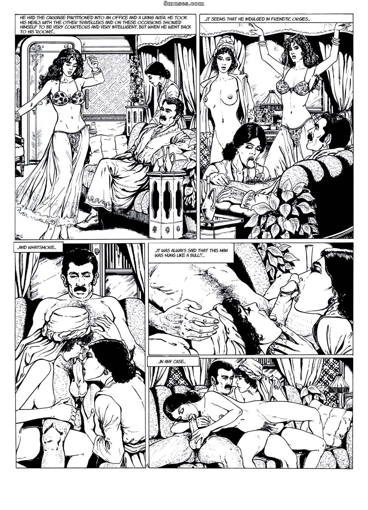 Hugdebert Comics - Êxtase no expresso oriental - Página 16