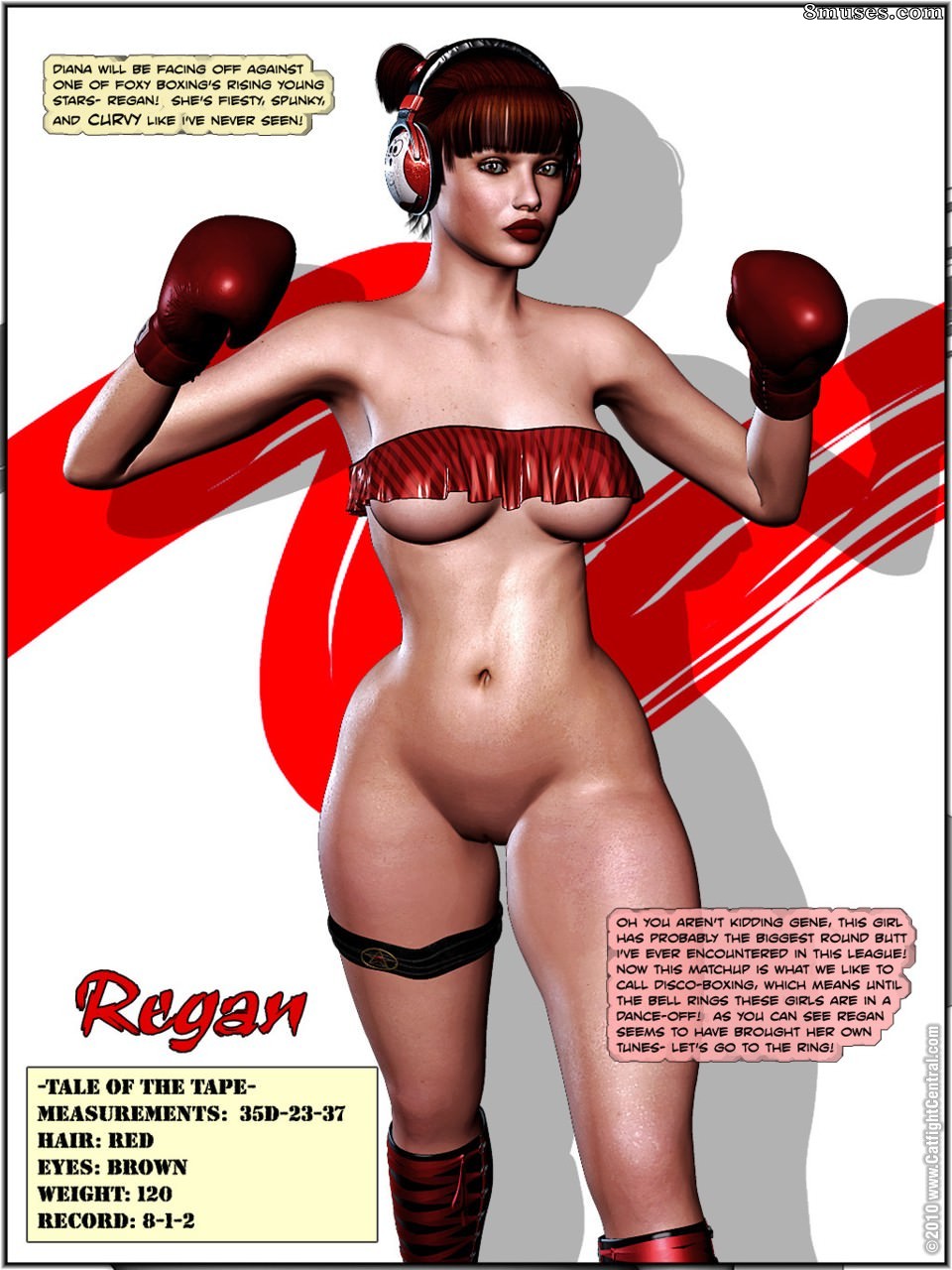 Catfight Central - Foxy Boxing - Diana vs. Regan - Page 3