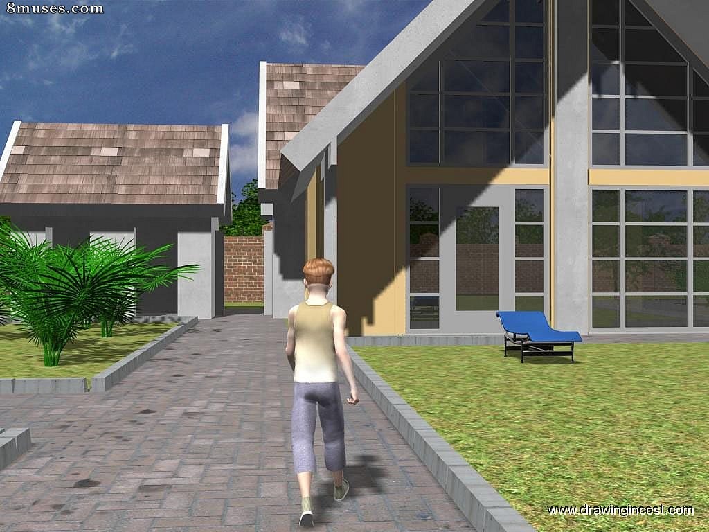 3D - The boy dropped in and took a double pleasure - Page 1