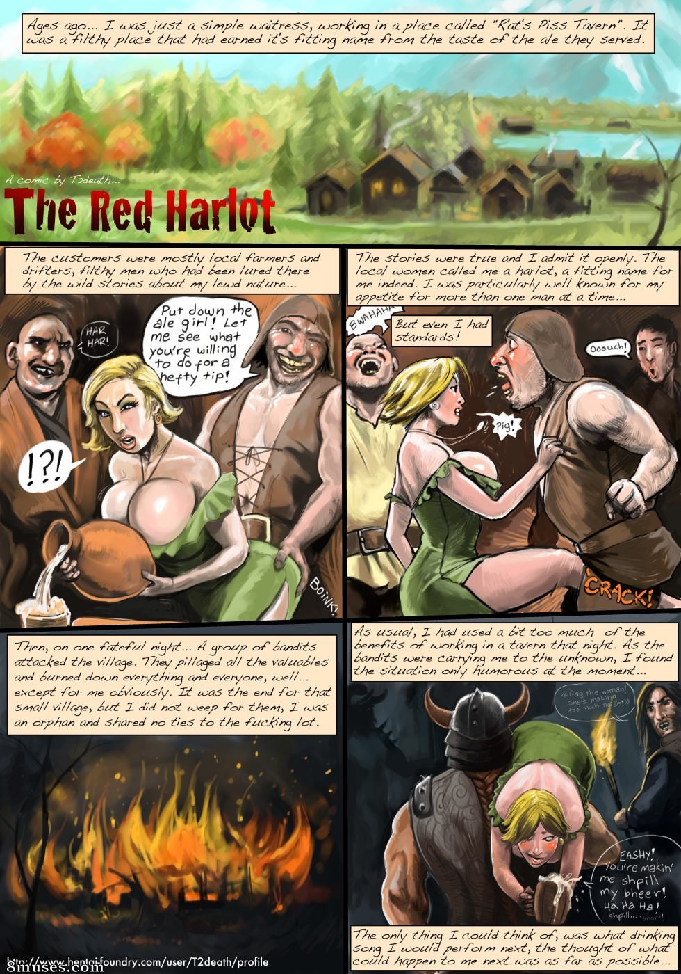 T2Death - The Red Harlot - Page 1