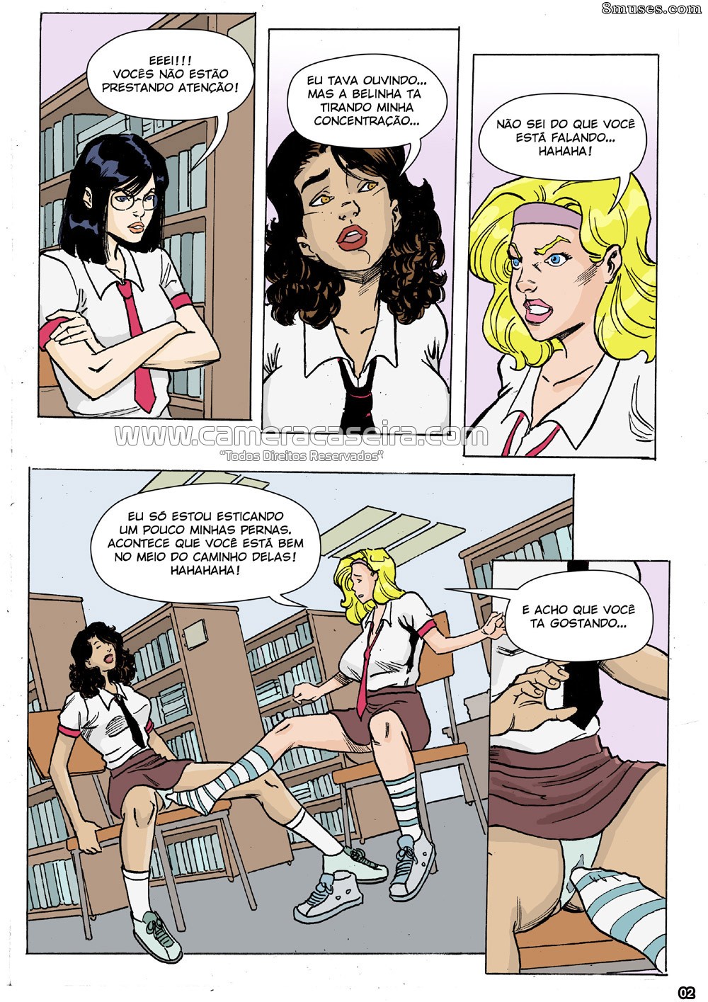 As Novinhas da Escola - 4  Putarias na Biblioteca - Page 2