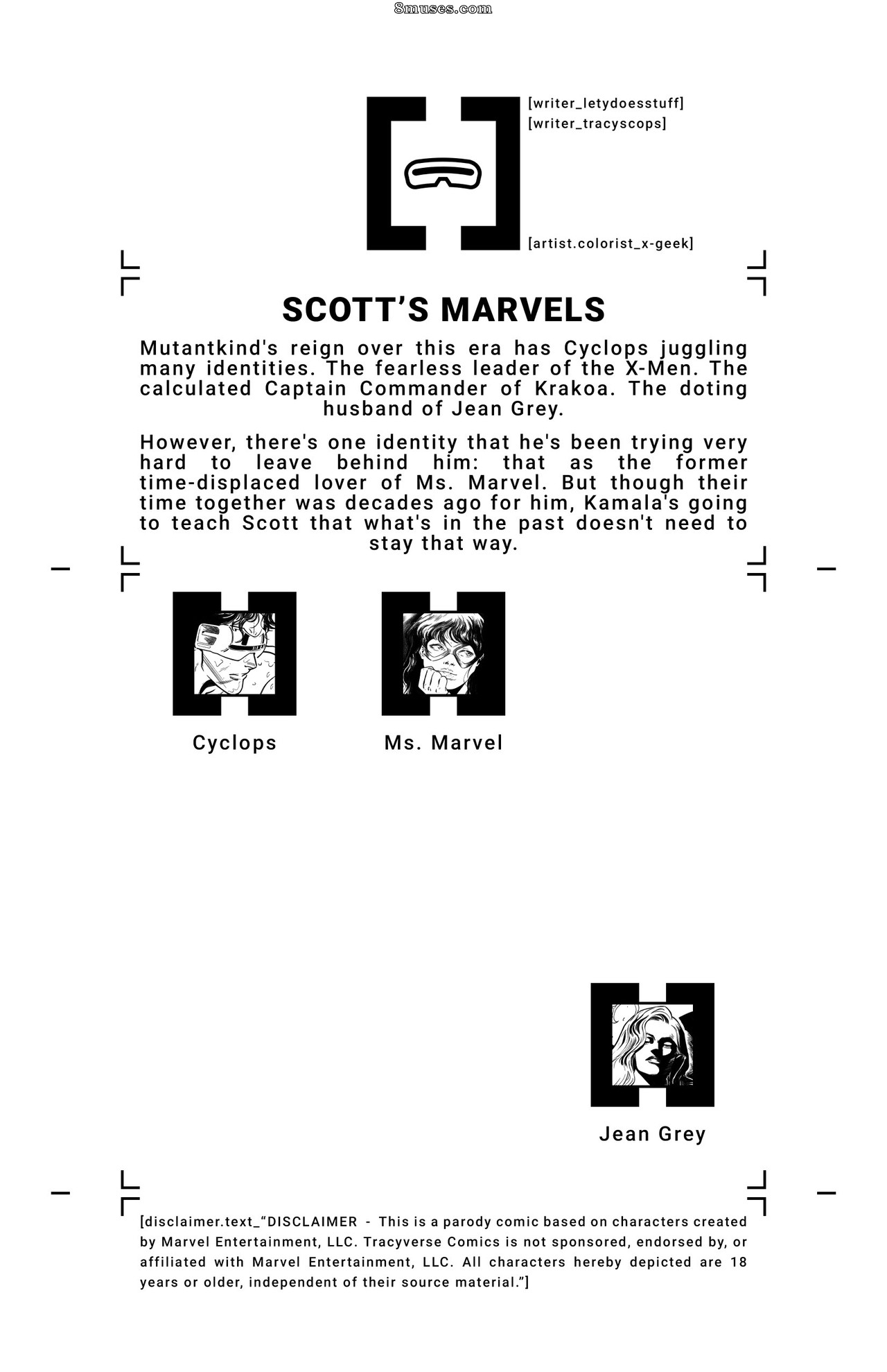 Tracy Scops Comics - House of XXX - Scott's Marvels - Page 2
