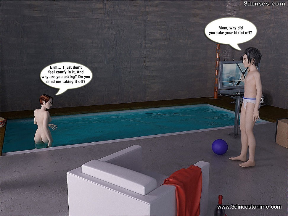 3DIncestAnime.com Comics - Naughty sonny gets gang-banging in the pool - Page 4